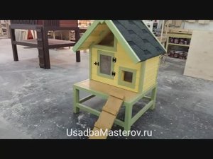 Зимний домик для кошек. Теплая будка с подогревом для кошек "Кошкин дом"