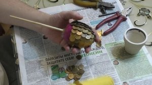 Денежное дерево из монет своими руками