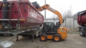 Минипогрузчик Case SV250, монстр