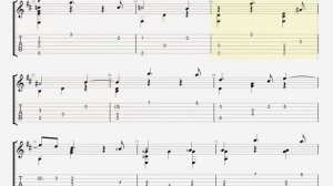 Чайковский Сентиментальный вальс Op  52, № 6 - Tab"s for guitar