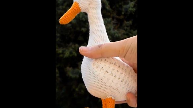Вязаная игрушка «Белая утка» смотреть онлайн