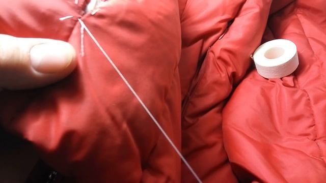 Как зашить пуховик( куртку, пальто). Лайфхак смотреть онлайн
