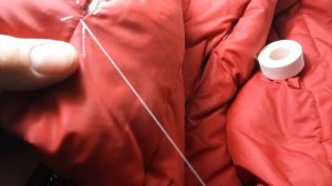 Как зашить пуховик( куртку, пальто). Лайфхак