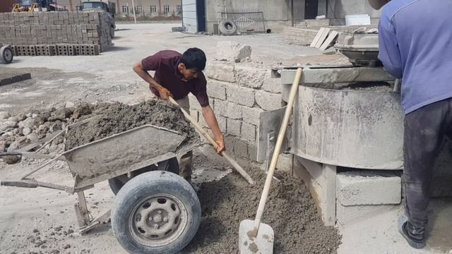 Как делают цемент блоки смотреть онлайн