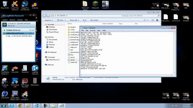 How To Make A Minecraft 1.2.5 Bukkit Server (BEST WAY) смотреть онлайн