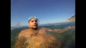 Какое дно и вода в Кабардинке. Снорклинг. snorkeling