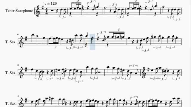 Tenor Sax Sheet Music: How to play Happy Birthday Jazzy Version by MGH Smith смотреть онлайн