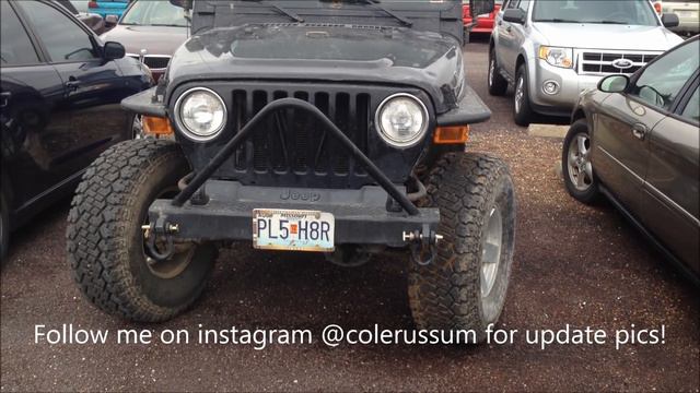 Custom built tube fenders LIFTED Jeep TJ DIY home made смотреть онлайн