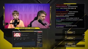 Geometry Dash и ROBLOX! // Вечерний стрим Рыжий Кот Games