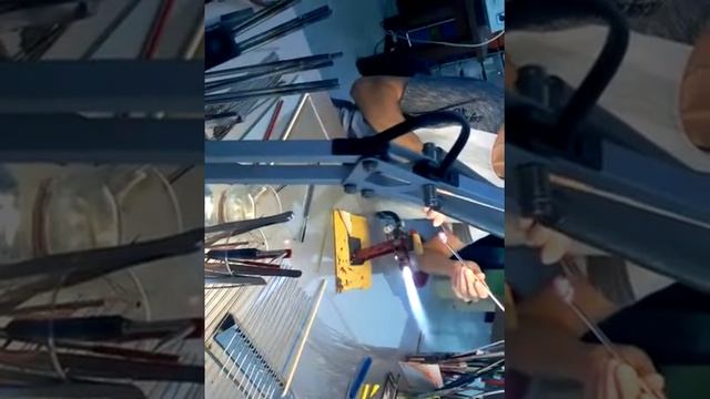 Процесс изготовления поделки из стекла смотреть онлайн
