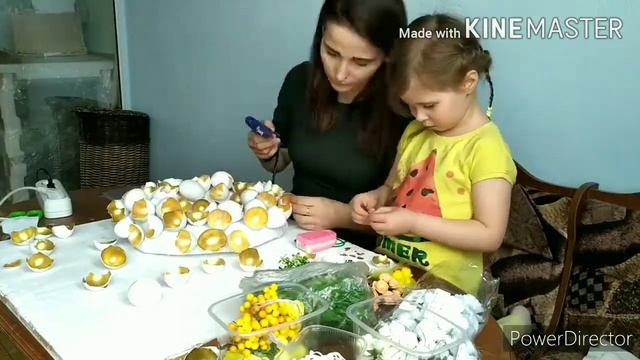 Пасхальный венок/ Венок из яичной скорлупы