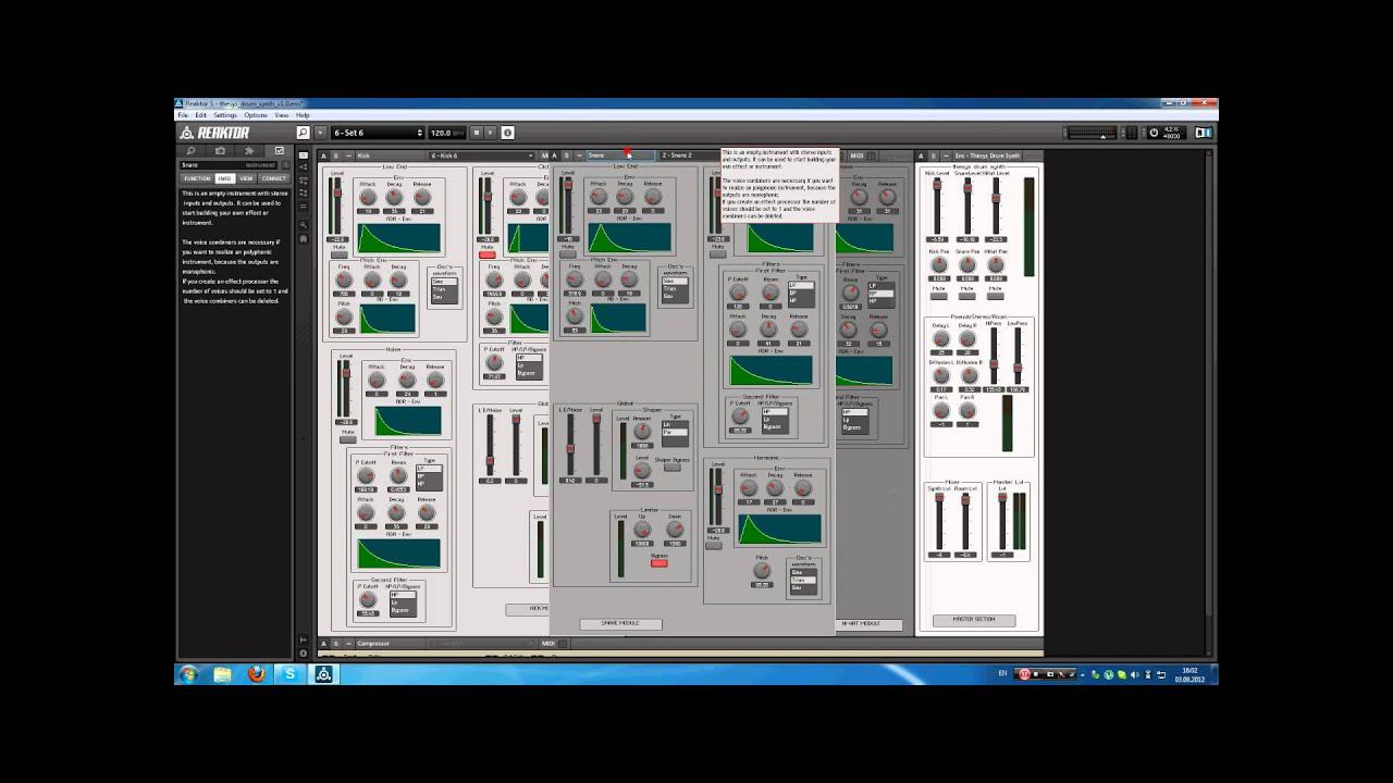 Thesys drum synth v1.0 tutorial