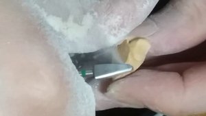 Зубной техник.Обучение.Запиливаем столбик.