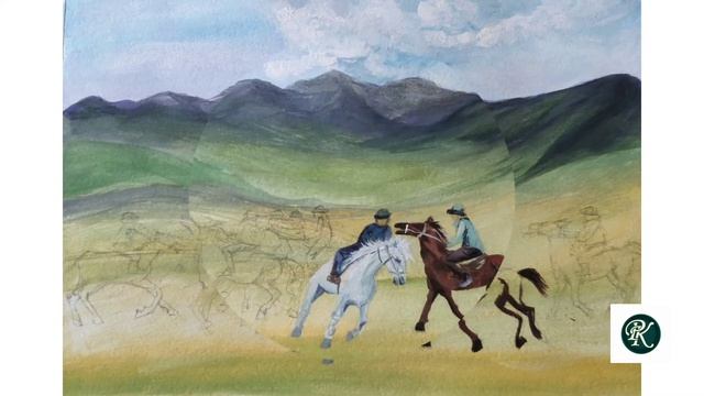 Кружок "Этно стиль", преподаватель Корголдоева П.М., тема урока "Кок-Бору". смотреть онлайн