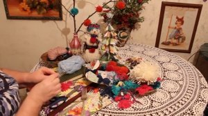 Как сделать помпоны из шерстяных ниток
