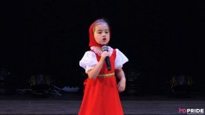 Песня "Пошла Маша во лесок". Конкурс "Народные истоки". Москва. Исполняет Анастасия Баева (5 лет)