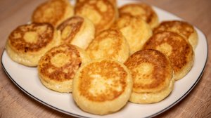 СЫРНИКИ. Всегда получаются по этому рецепту