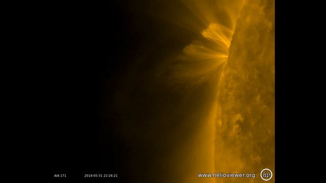 AIA 171 (2018-05-31 19:36:33 - 2018-06-01 01:12:09 UTC) смотреть онлайн