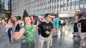 Сальса  Опен эйр на Красной в Краснодаре #сальса #краснодар #salsadancing #salsacasino #salsanyc