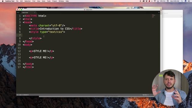 HTML5 and CSS3 beginner tutorial 12 - Introduction to CSS