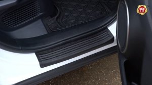 Накладки на внутренние пороги дверей Lexus NX (russ-artel.ru)