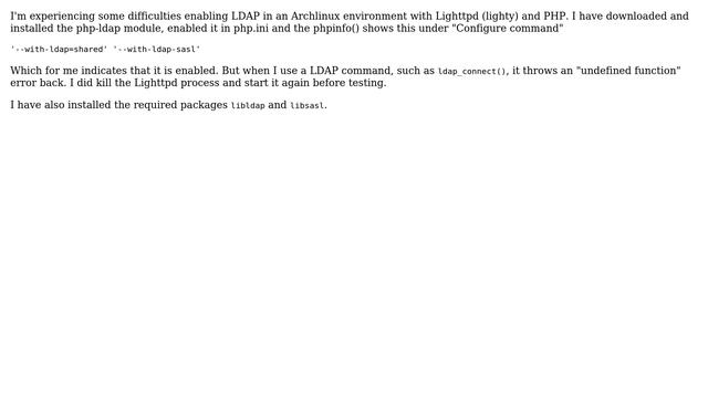 DevOps & SysAdmins: Enabeling PHP LDAP with Lighttpd смотреть онлайн
