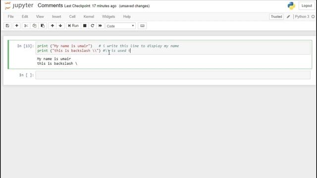 04 Comments in python (Urdu/ Hindi)