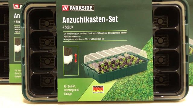 Міні теплиця PARKSIDE 4 шт. 36 х 12 х 22 см