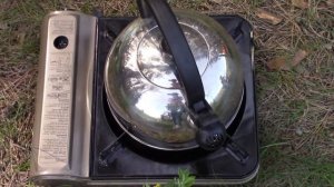 Плитка газовая KOVEA KGR 3500. Тест в лесу