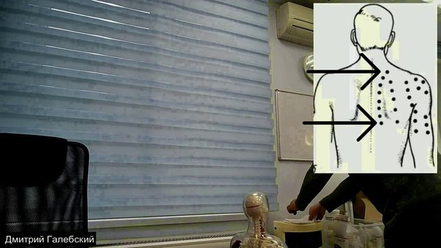 Глубоко рефлекторный массаж при грыжах г грудном и поясничном отделах с Дмитрием Галебским
