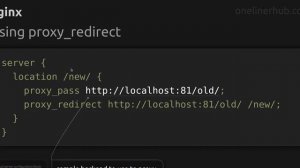 Using proxy_redirect