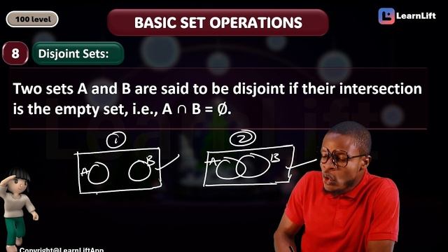 1.2) SET THEORY | BASIC OPERATIONS OF SET THEORY | 100 LEVEL MATHEMATICS