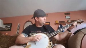 1 month of banjo playing clawhammer wildwood flower fender FB-59 concert tone wv picking