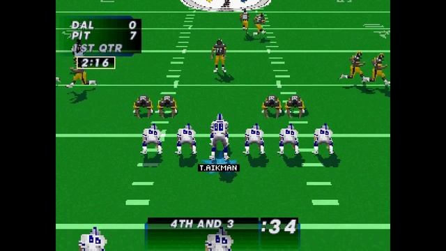Madden NFL 97 ... (PS1) Gameplay смотреть онлайн