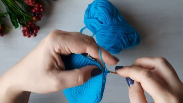 Новогодний мешочек для подарков "Бычок". Часть 1