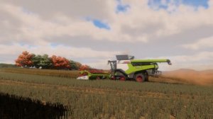 Farming Simulator 22 / Красивая игра с реалистичной графикой, осенняя уборка сои