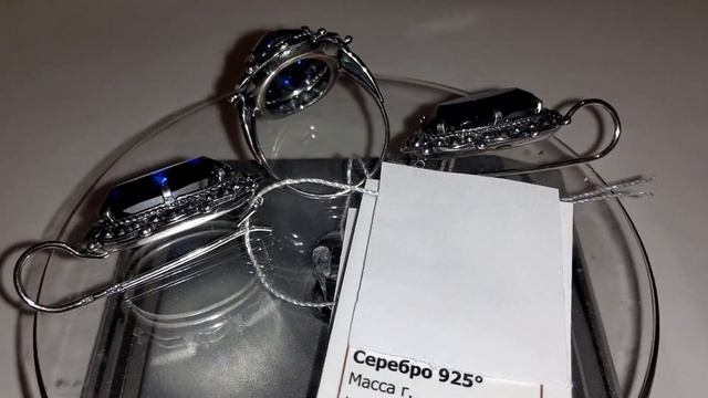 комплект "САПФИР" серебро#комплектсапфир#серебророссия#серьгисапфир#серьгисеребро#silverrussia#ring