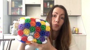 Ваза своими руками, или куда девать крышки от Фруто Няни?