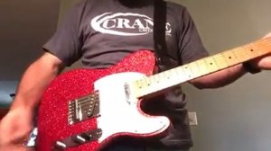 Guitar Center Limited Edition Squier Bullet Telecaster Red Sparkle 2018