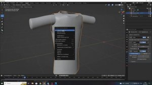 Blender 3D.Создание одежды (футболка)