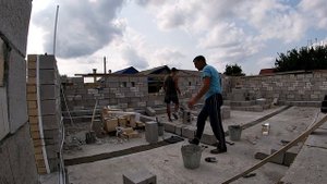 укладка блоков, внутренние  перегородки