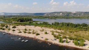 Место отдыха Самарцев - остров Зелёненький / г.Самара