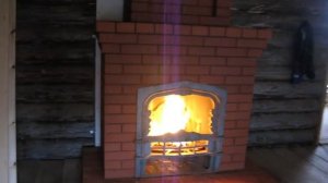 Открытый камин с чугунной вставкой за 10 тыс. руб.