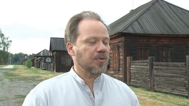 Александр Шолохов (внук писателя Михаила Шолохова) в музее