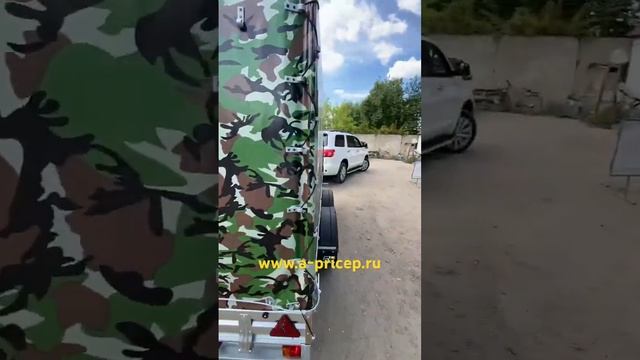 Toyota Sequoia двухосный прицеп 3,45м МЗСА 817732 Уфа Казань Чебоксары АРИВА ? Установка фаркопа