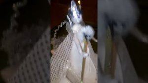 поделка к новому году снежная королева и сани