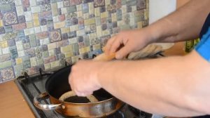 Яичница с сыром сулугуни или завтрак по-грузински.