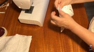 Особенности в пошиве ткани с вышивкой ришелье