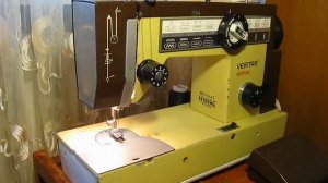 Sewing machine Швейная машина Veritas 8014/4143E test кожа