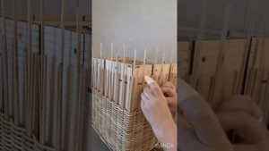 МК Щелевые ручки для плетеного короба